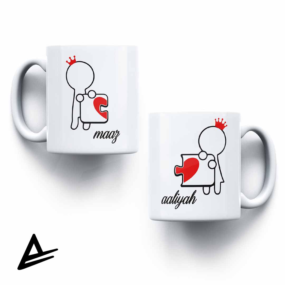 Couple Puzzle Mug